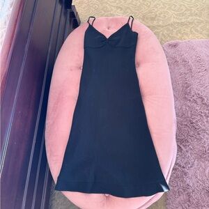 Club Monaco Black Y2K Sweetheart Neckline Dress Size 0